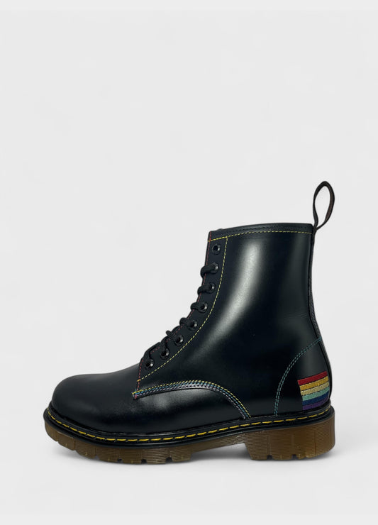 BOTAS PRIDE EN PIEL SMOOTH COLOR NEGRO